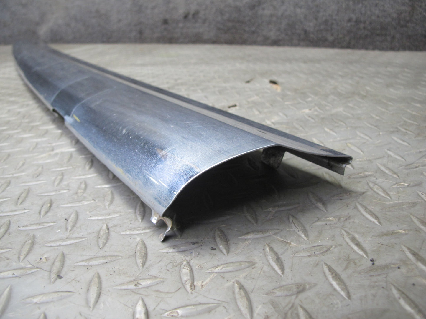 73-89 Mercedes R107 Rear Bumper Chrome Molding Trim Cover Panel OEM
