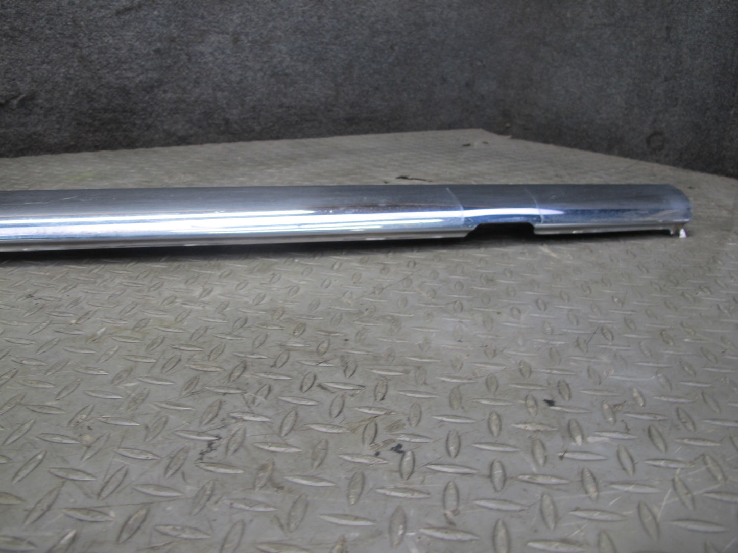 73-89 Mercedes R107 Rear Bumper Chrome Molding Trim Cover Panel OEM