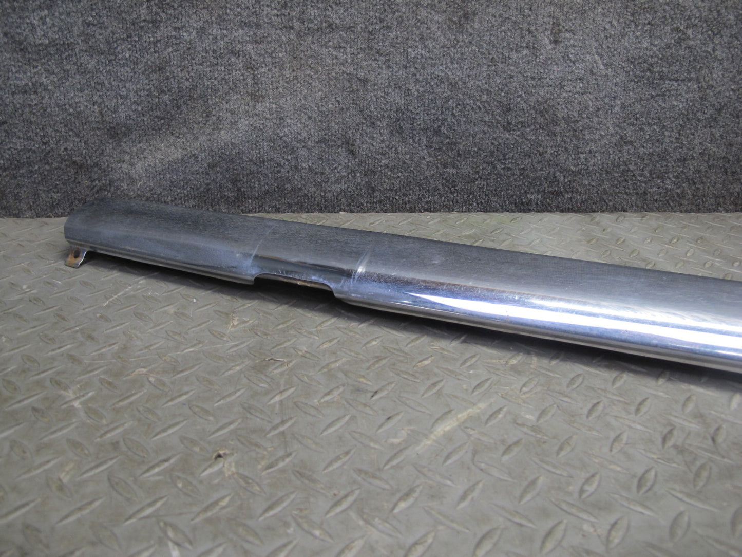 73-89 Mercedes R107 Rear Bumper Chrome Molding Trim Cover Panel OEM