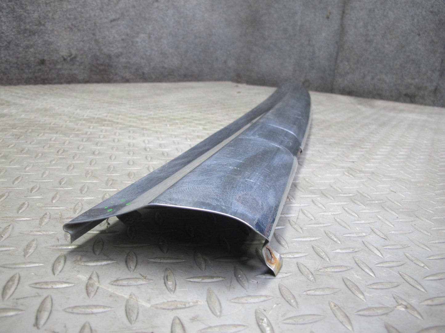 73-89 Mercedes R107 Rear Bumper Chrome Molding Trim Cover Panel OEM