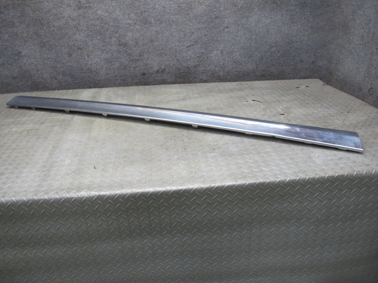73-89 Mercedes R107 Rear Bumper Chrome Molding Trim Cover Panel OEM