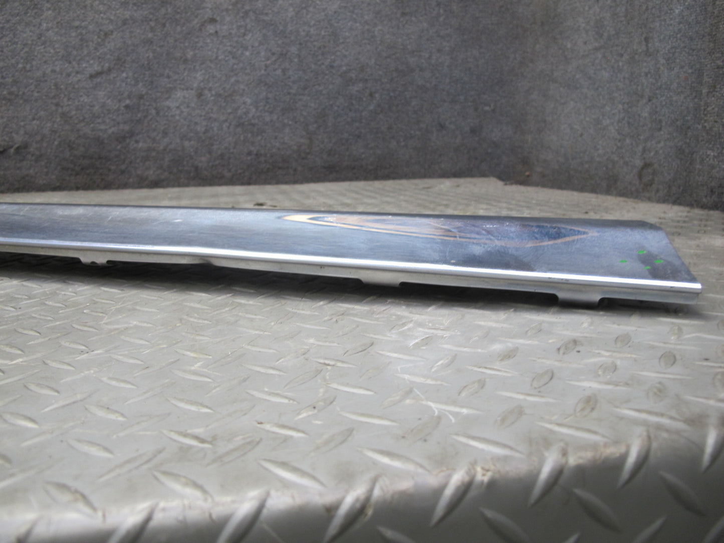 73-89 Mercedes R107 Rear Bumper Chrome Molding Trim Cover Panel OEM