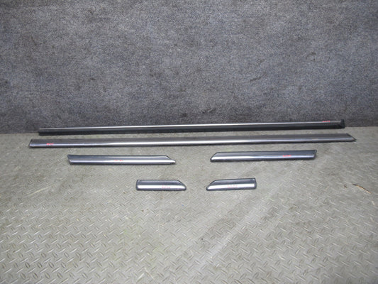 81-85 Mercedes R107 380SL 6pcs Exterior Fender Door Trim Molding Set OEM