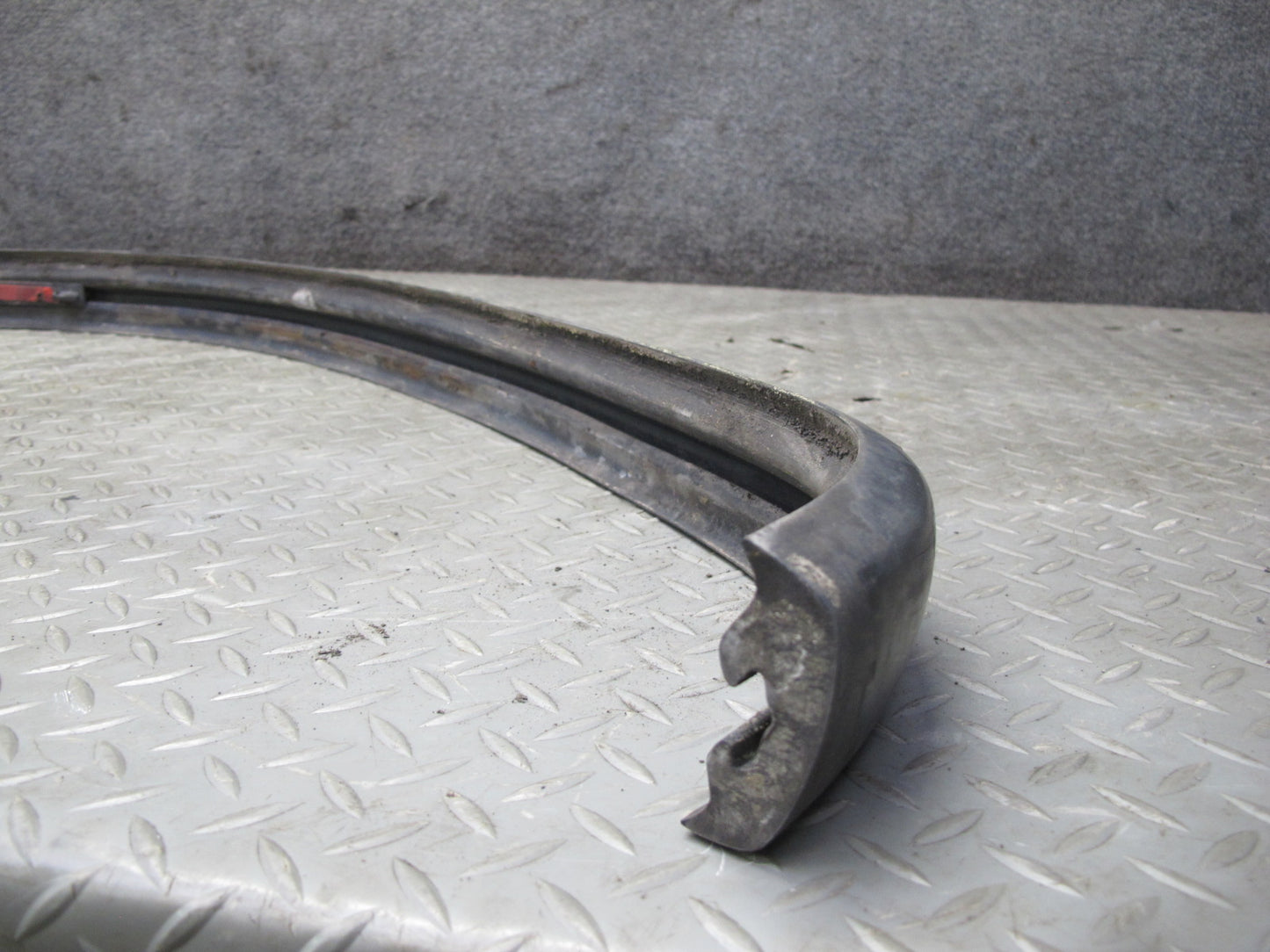 77-85 Mercedes W123 Sedan Rear Bumper Impact Strip Rubber Trim Cover Pad OEM