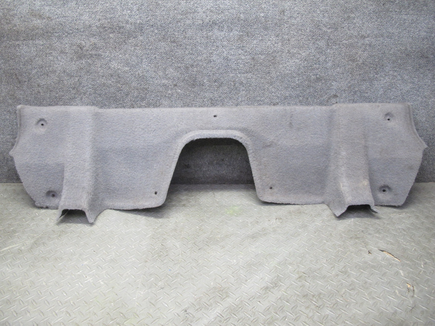 1988 Mazda RX7 FC3S Convertible Rear Under Seat Lower Trim Cover Panel Gray OEM
