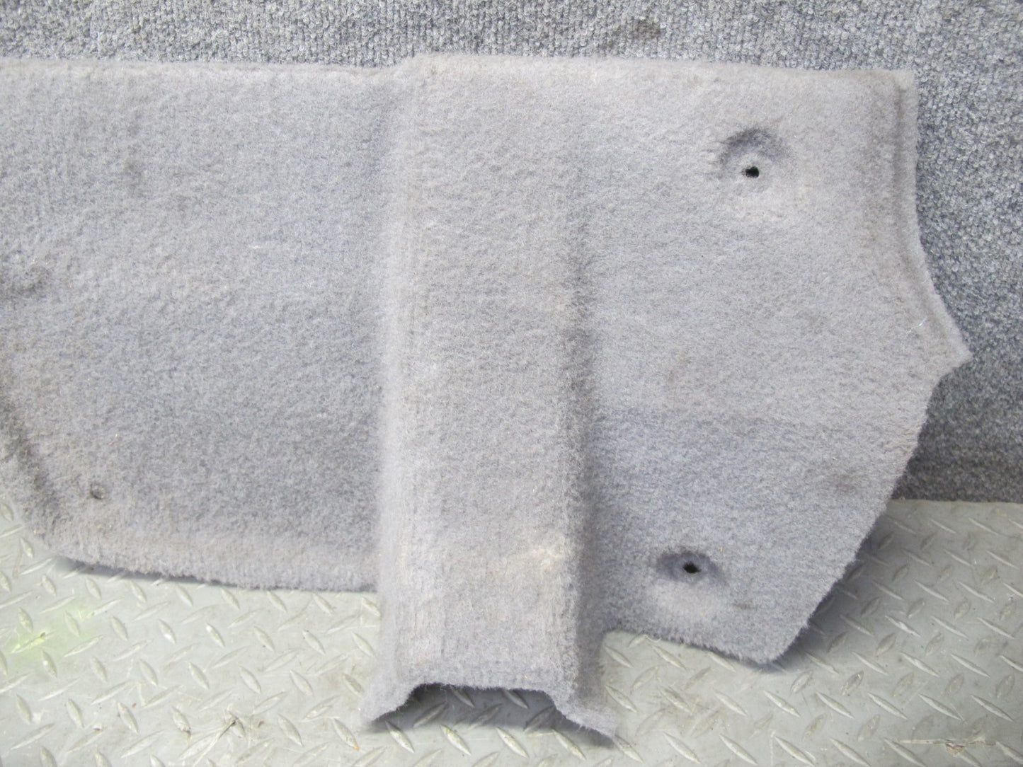 1988 Mazda RX7 FC3S Convertible Rear Under Seat Lower Trim Cover Panel Gray OEM