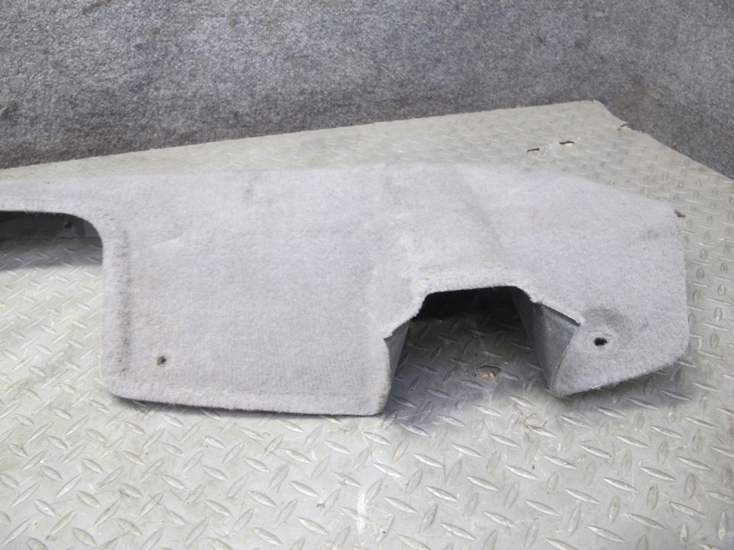 1988 Mazda RX7 FC3S Convertible Rear Under Seat Lower Trim Cover Panel Gray OEM
