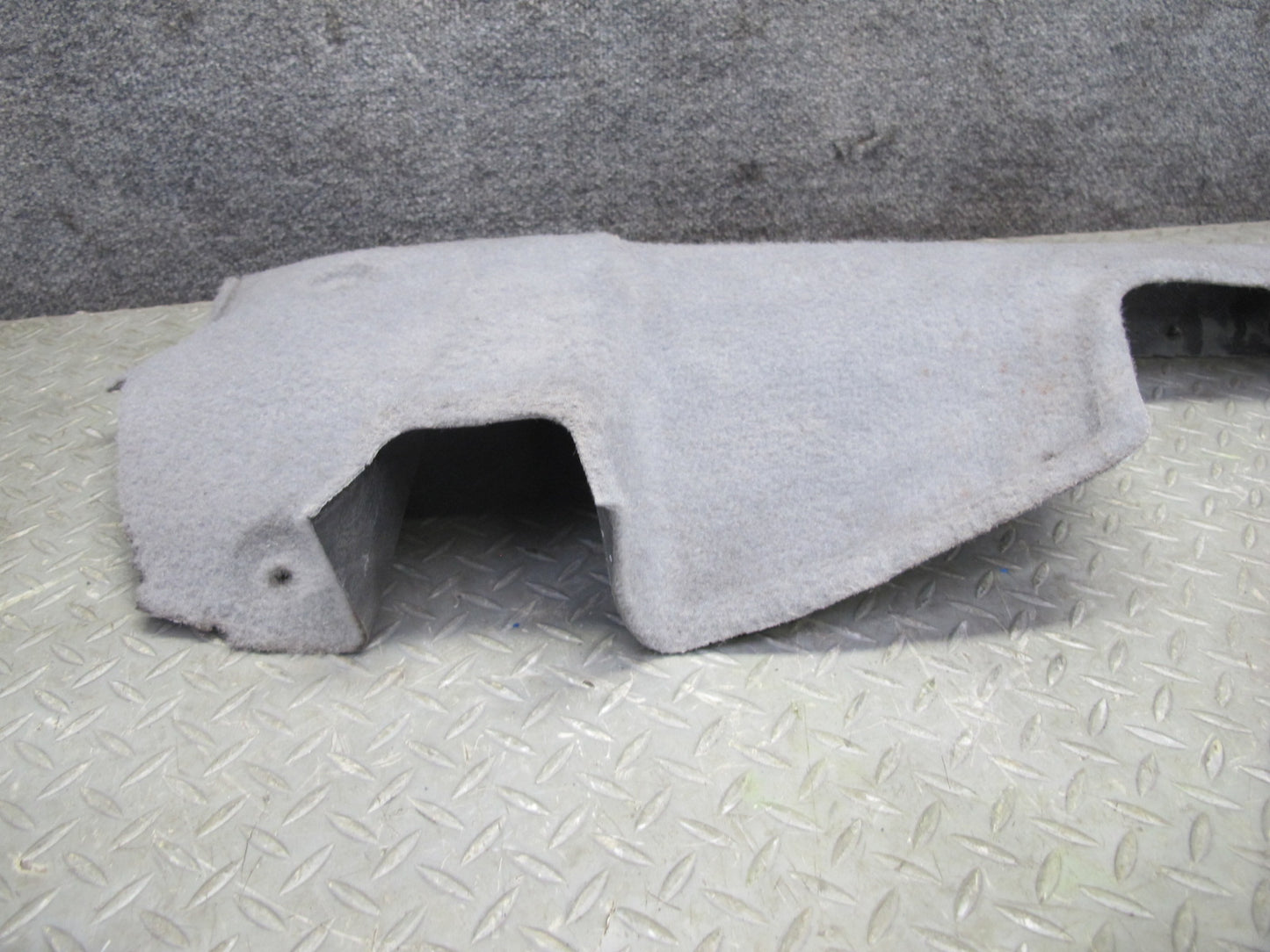 1988 Mazda RX7 FC3S Convertible Rear Under Seat Lower Trim Cover Panel Gray OEM