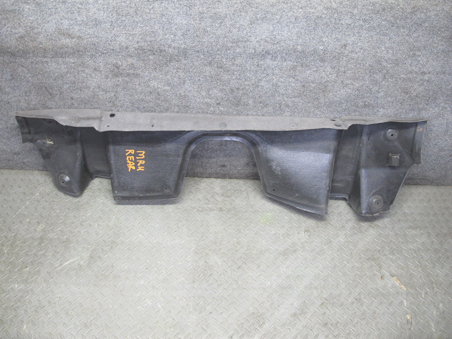 1988 Mazda RX7 FC3S Convertible Rear Under Seat Lower Trim Cover Panel Gray OEM