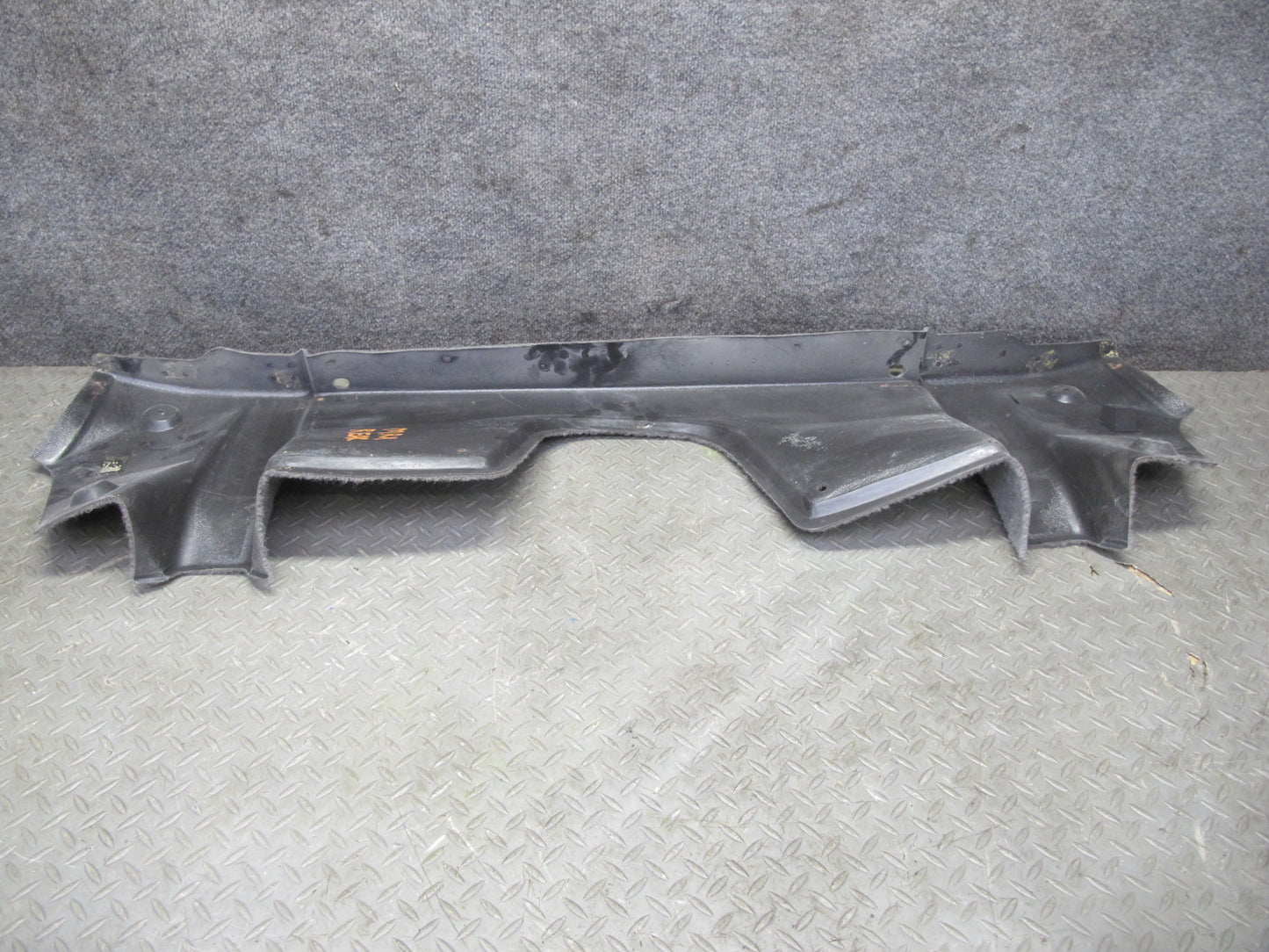 1988 Mazda RX7 FC3S Convertible Rear Under Seat Lower Trim Cover Panel Gray OEM