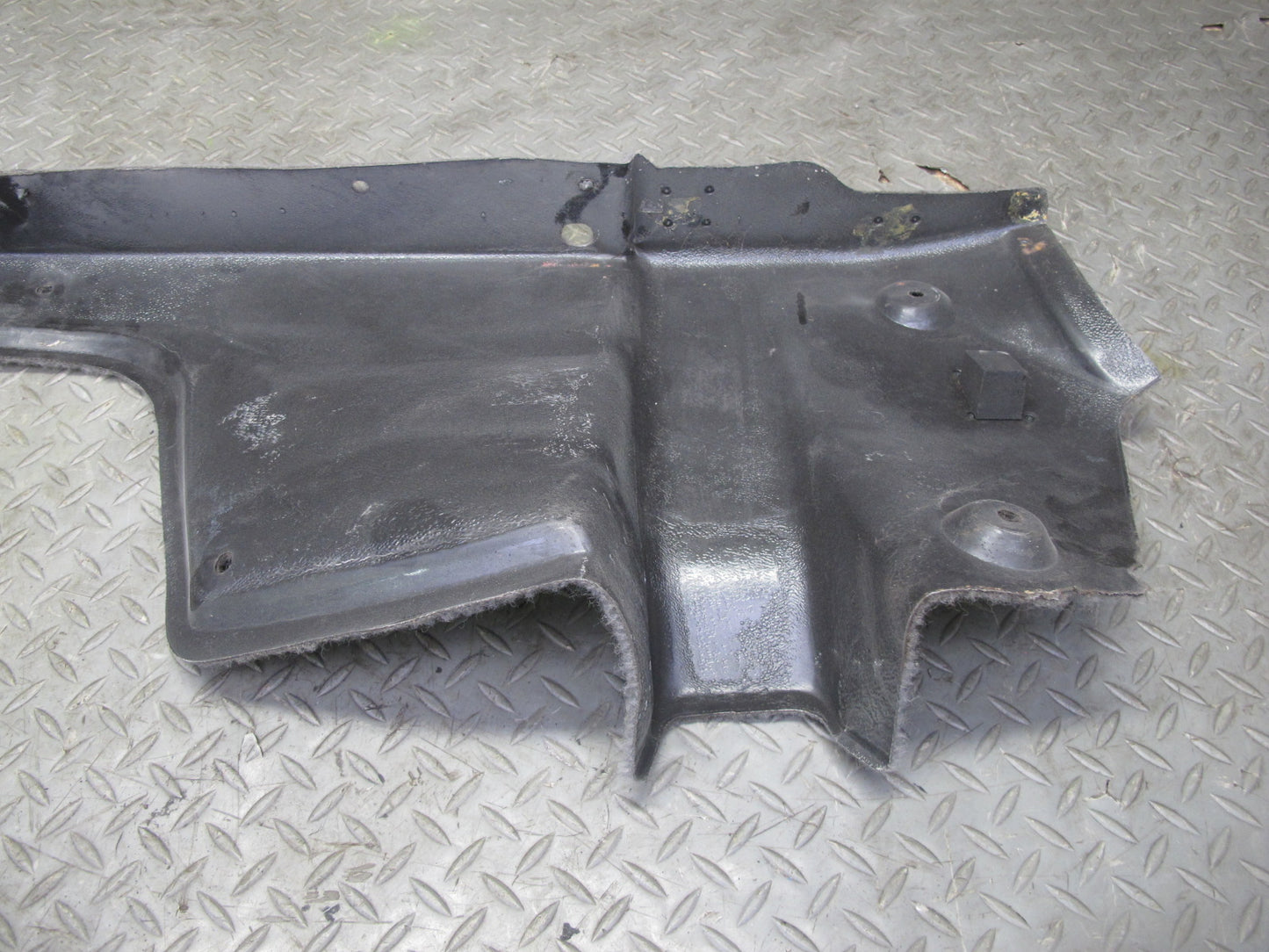 1988 Mazda RX7 FC3S Convertible Rear Under Seat Lower Trim Cover Panel Gray OEM