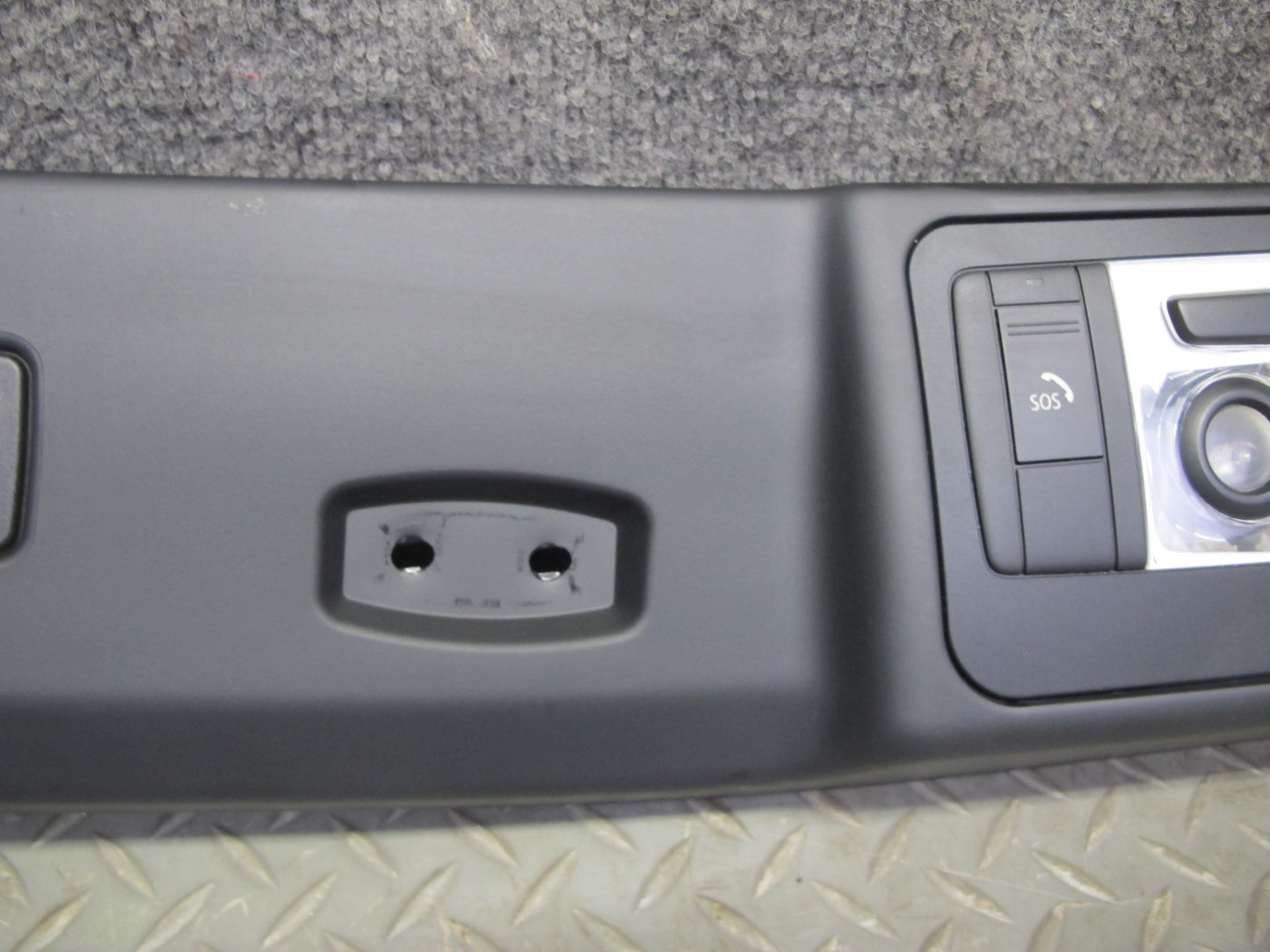 08-13 BMW E88 135I Front Windshield Upper Trim Panel w Dome Light Lamp OEM