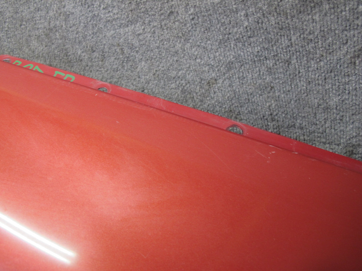 2006-2012 Bentley Flying Spur Front Right Side Fender Shell Cover Panel RED