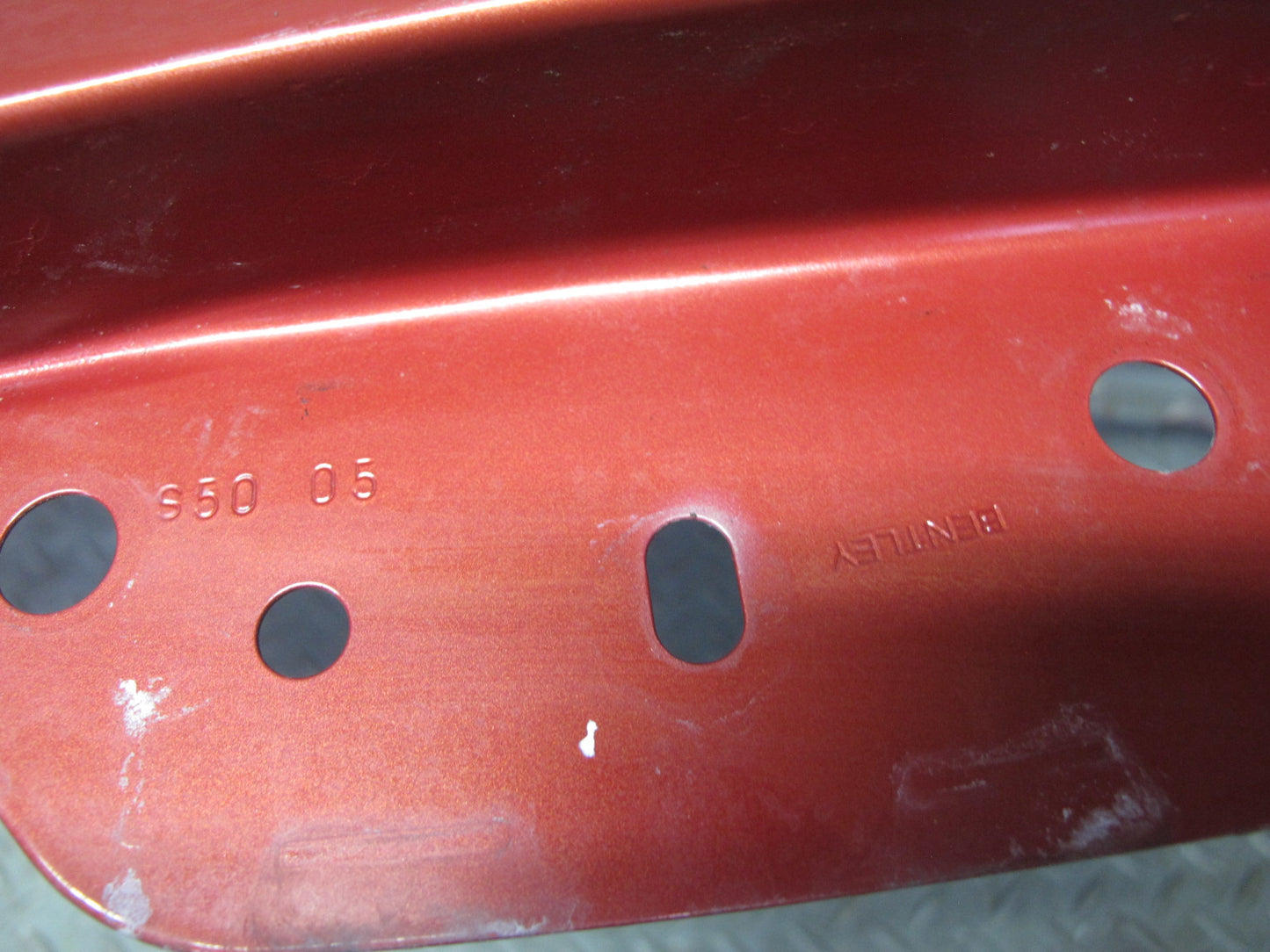 2006-2012 Bentley Flying Spur Front Right Side Fender Shell Cover Panel RED