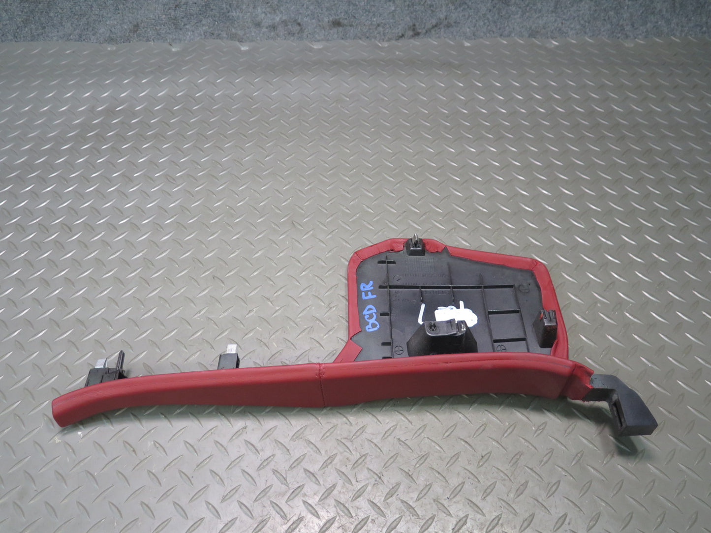 06-12 Bentley Continental Flying Spur Front Right Side Kick Trim Cover Panel RED