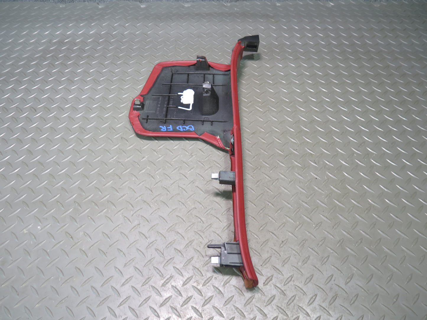 06-12 Bentley Continental Flying Spur Front Right Side Kick Trim Cover Panel RED