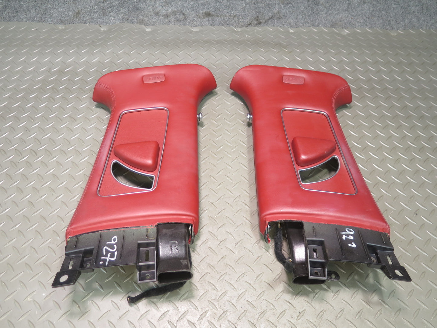 2006-2012 Bentley Flying Spur Right & Left Side B Pillar Upper Trim Cover Set
