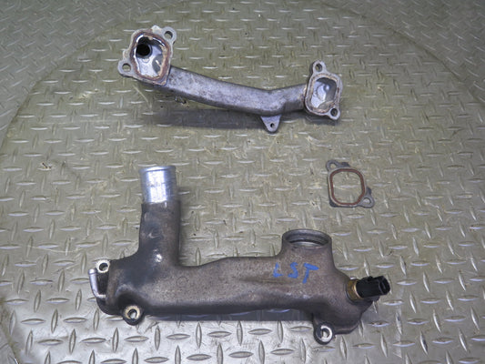 98-00 Lexus UCF20 LS400 1UZFE Set of 2 Engine Coolant Water Bypass Line Tube OEM