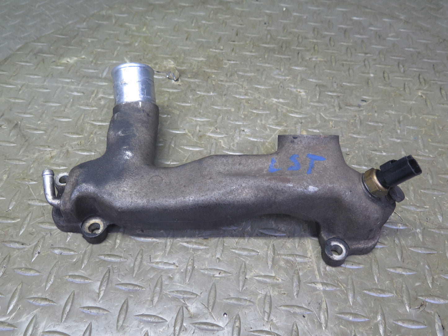 98-00 Lexus UCF20 LS400 1UZFE Set of 2 Engine Coolant Water Bypass Line Tube OEM