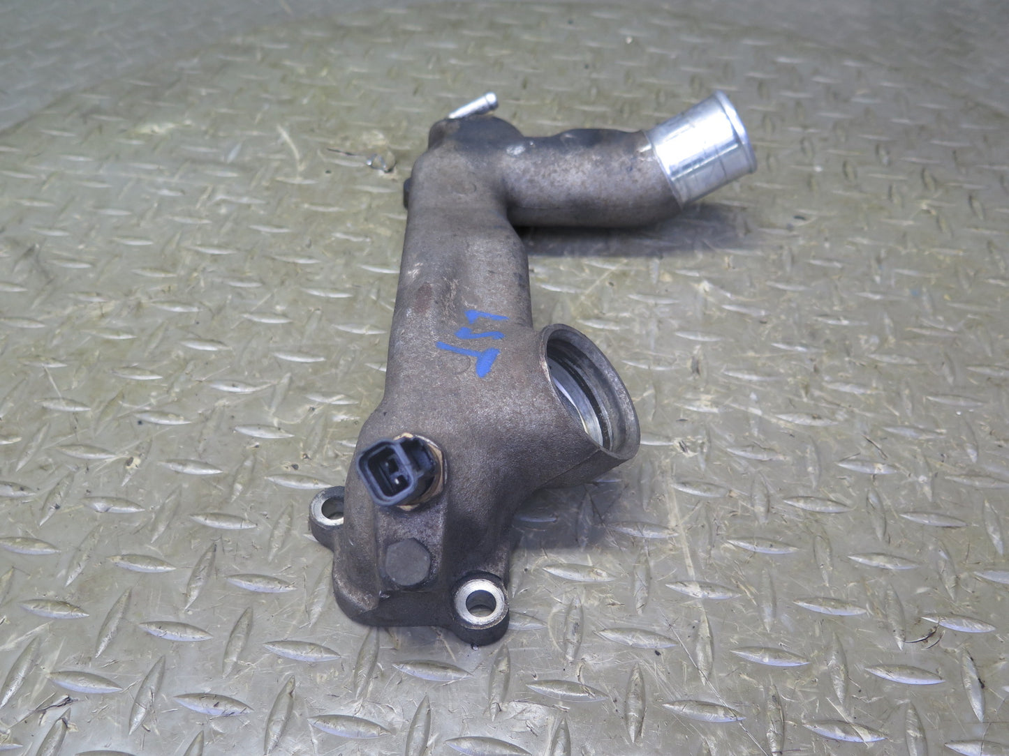 98-00 Lexus UCF20 LS400 1UZFE Set of 2 Engine Coolant Water Bypass Line Tube OEM