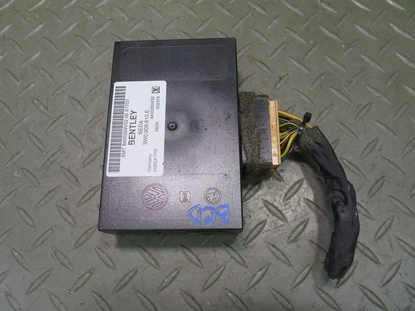 2006 Bentley Flying Spurtrunk Lid Control Module Unit 3W0909610E