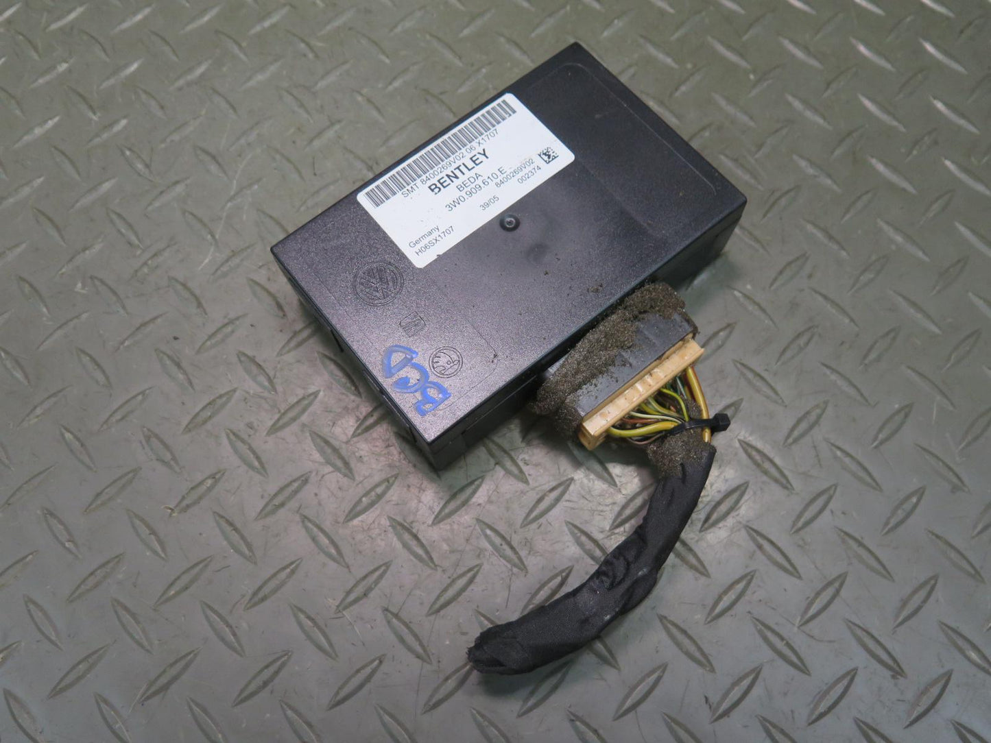 2006 Bentley Flying Spurtrunk Lid Control Module Unit 3W0909610E