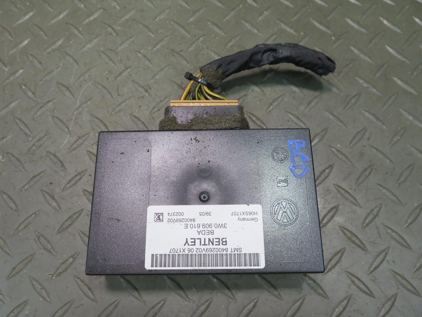 2006 Bentley Flying Spurtrunk Lid Control Module Unit 3W0909610E