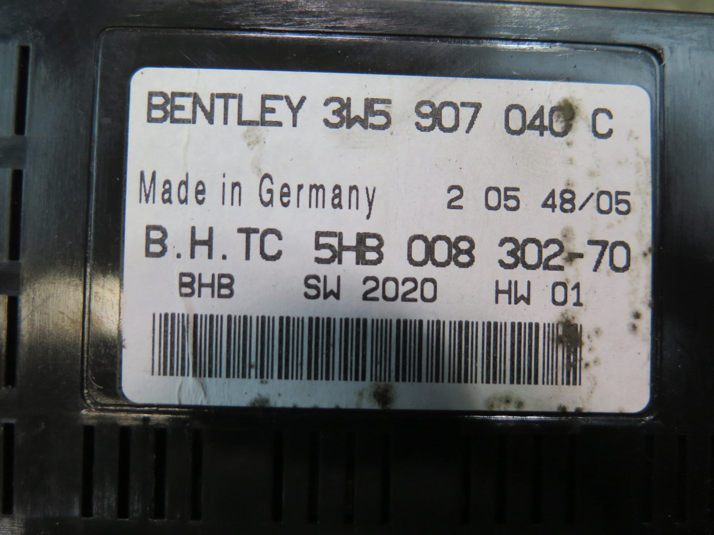 2006-2012 Bentley Flying Spur A/C Heater Climate Control Module Unit