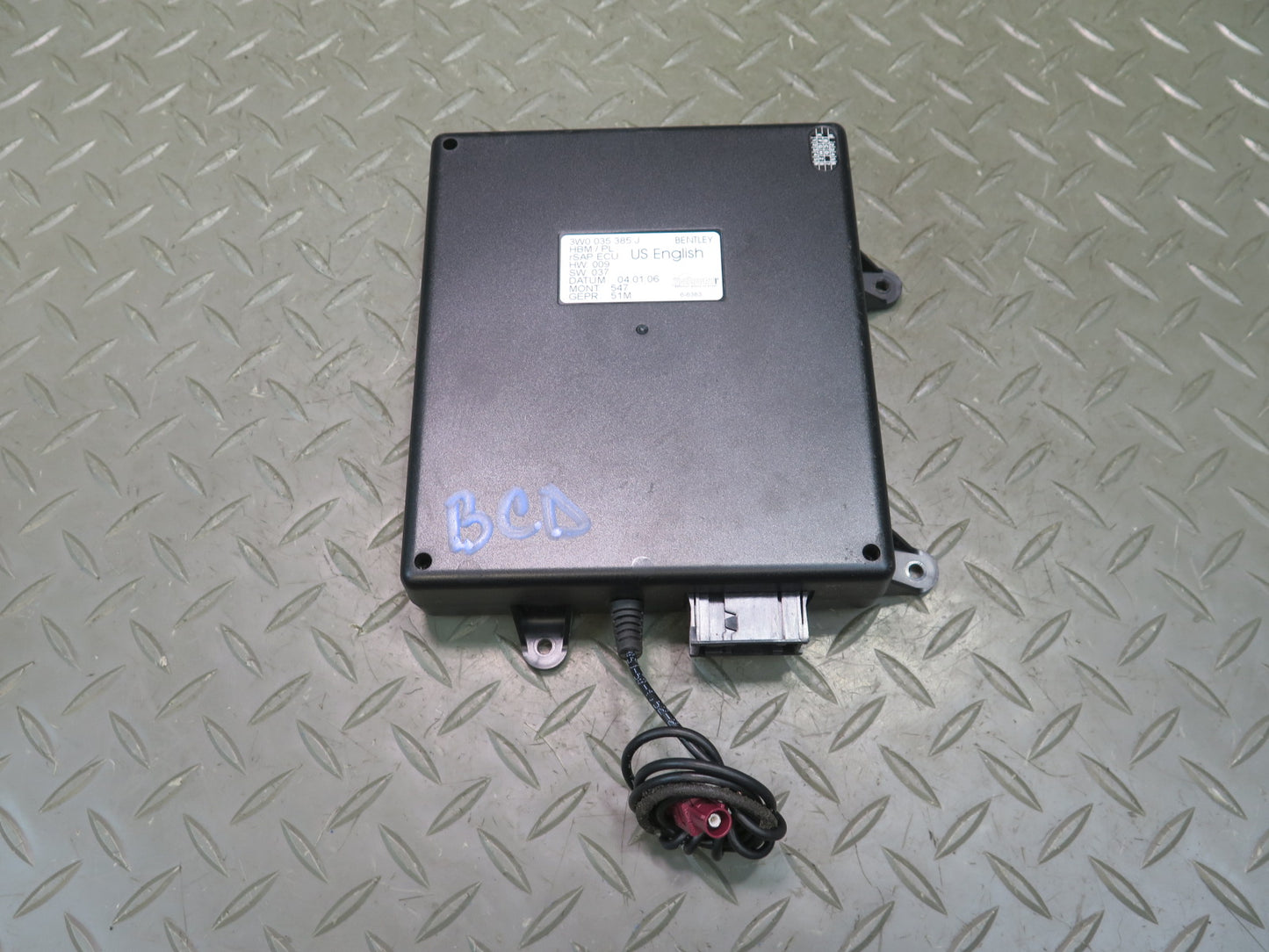 2006 Bentley Flying Spur Communication Phone Control Module Unit