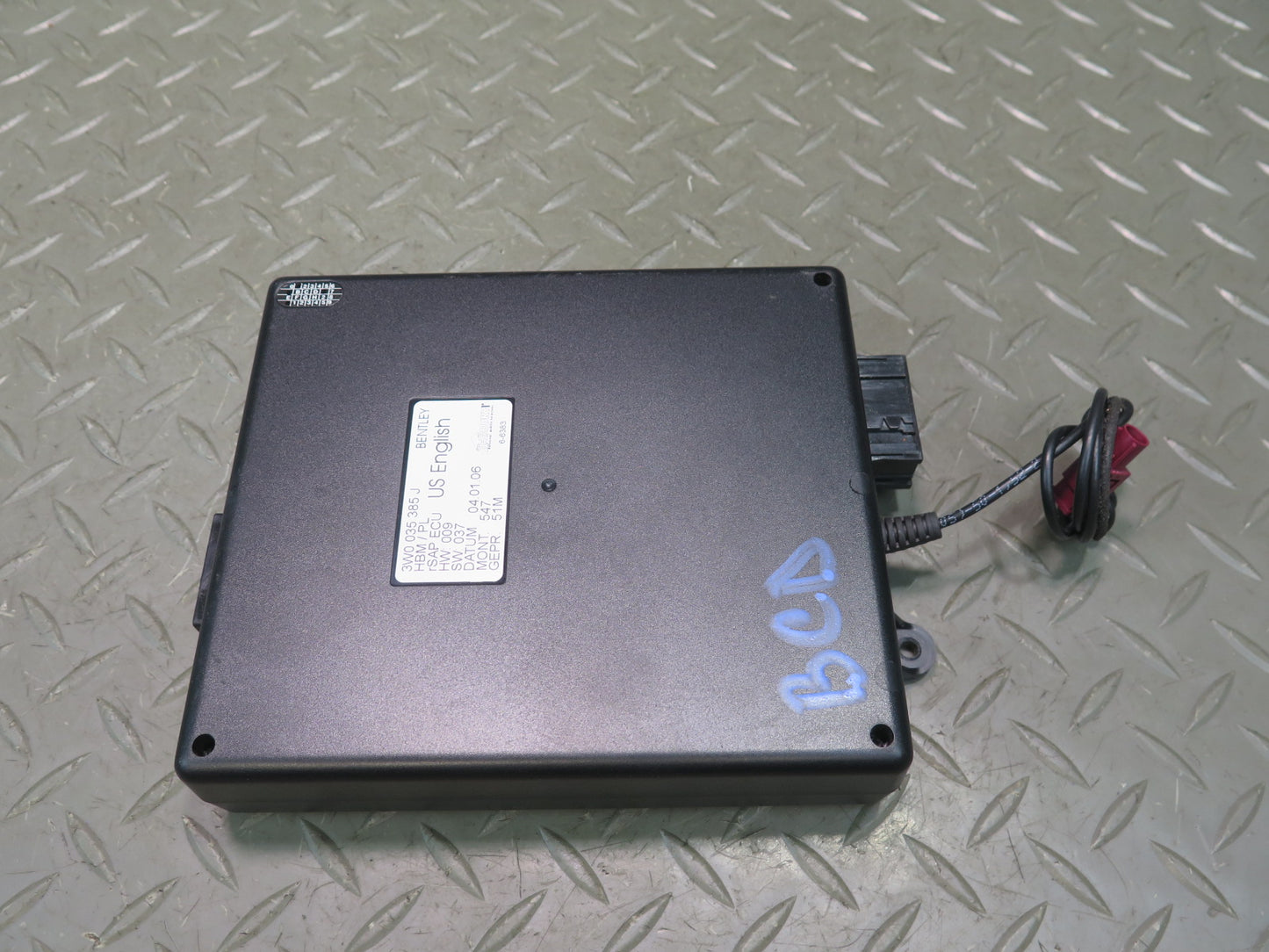 2006 Bentley Flying Spur Communication Phone Control Module Unit