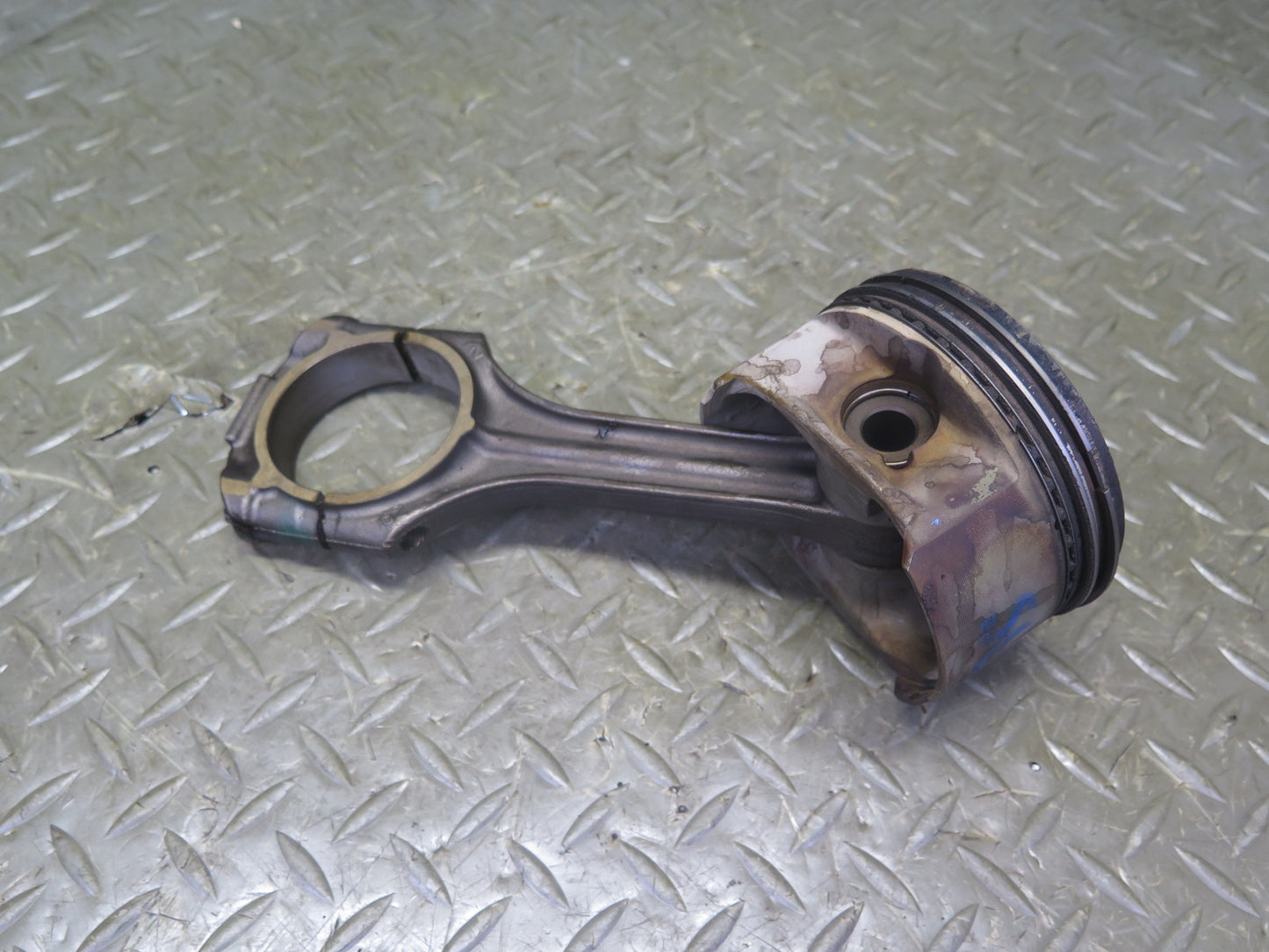99-02 Mercedes R129 SL500 5.0L 113.961 Set of 8 Engine Piston Connecting Rod OEM