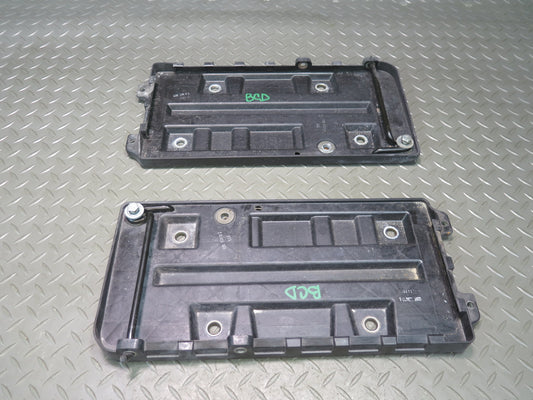 2006-2012 Bentley Flying Spur Rear Battery Tray Box Bracket Holder Plate Set