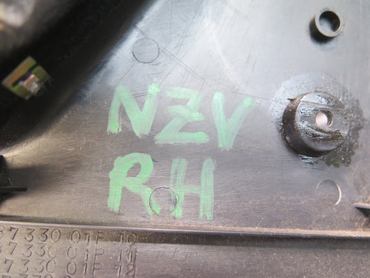 84-86 Nissan Z31 300ZX 2+0 Front Right Seat Trim Cover Panel Black Set OEM