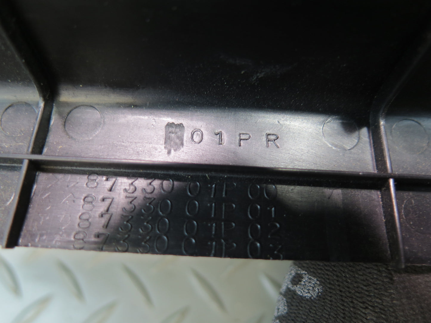 84-86 Nissan Z31 300ZX 2+0 Front Right Seat Trim Cover Panel Black Set OEM