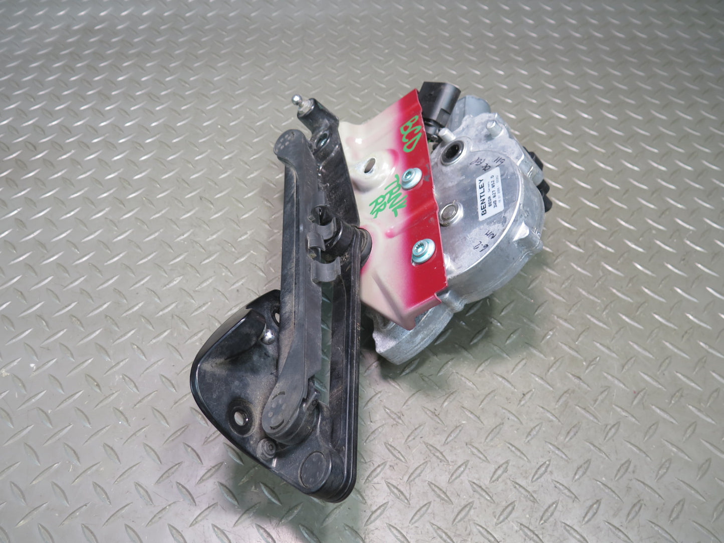 06-12 Bentley Flying Spur Rear Left Right Trunk Lid Hinge W/ Motor Actuator Set