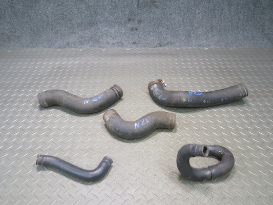 84-86 Nissan Z31 300ZX Turbo Set of 5 Engine Radiator Coolant Hose Pipe Line OEM