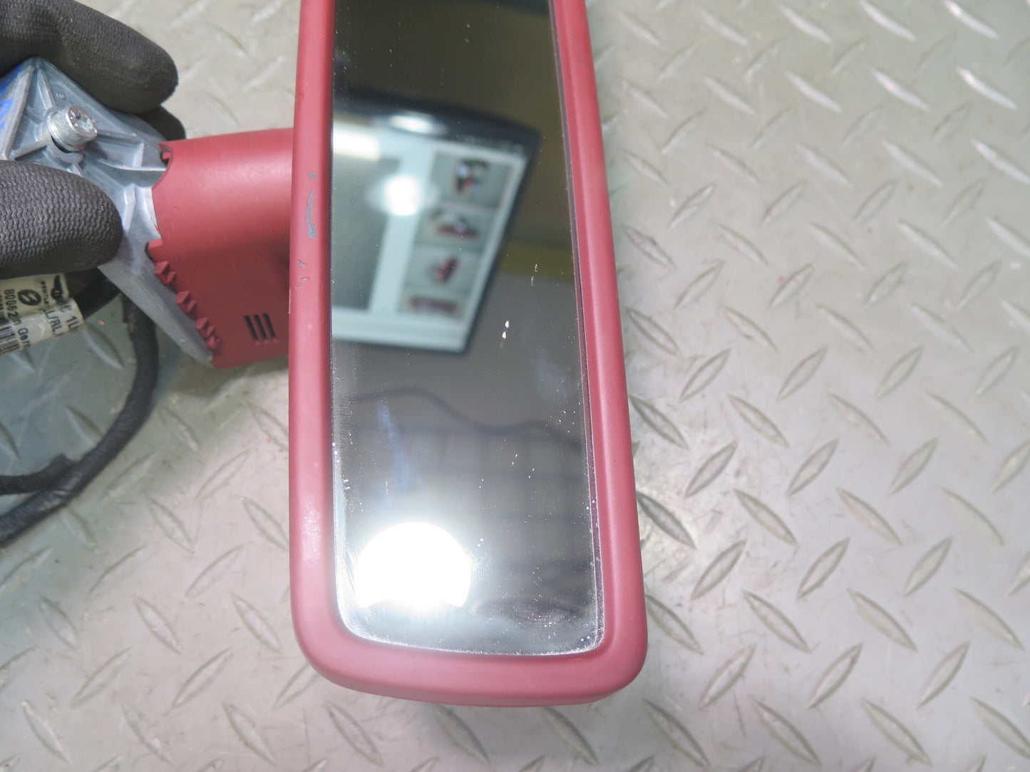 2006-2012 Bentley Flying Spur Front Interior Rear View Mirror Auto Dim RED