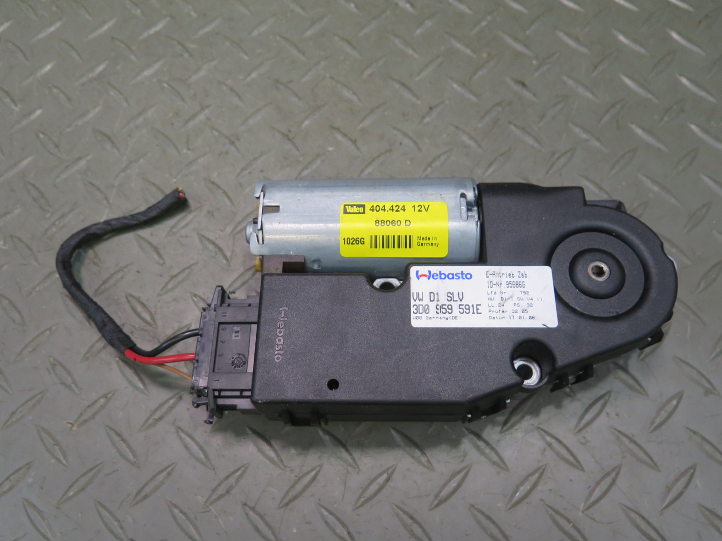 2006-2012 Bentley Flying Spur Front Right Sunroof Moon Roof Shade Power Motor