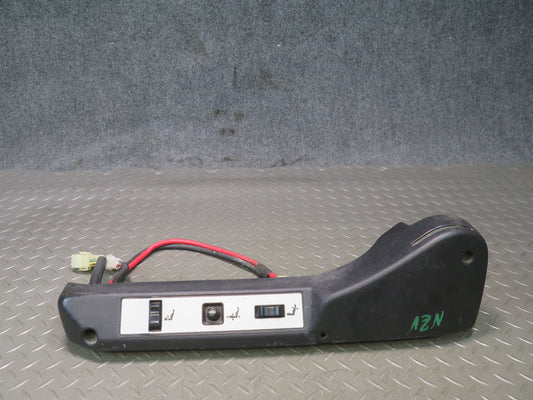 86-89 Nissan Z31 300ZX Front Left Power Seat Switch Trim Cover Bezel Black OEM