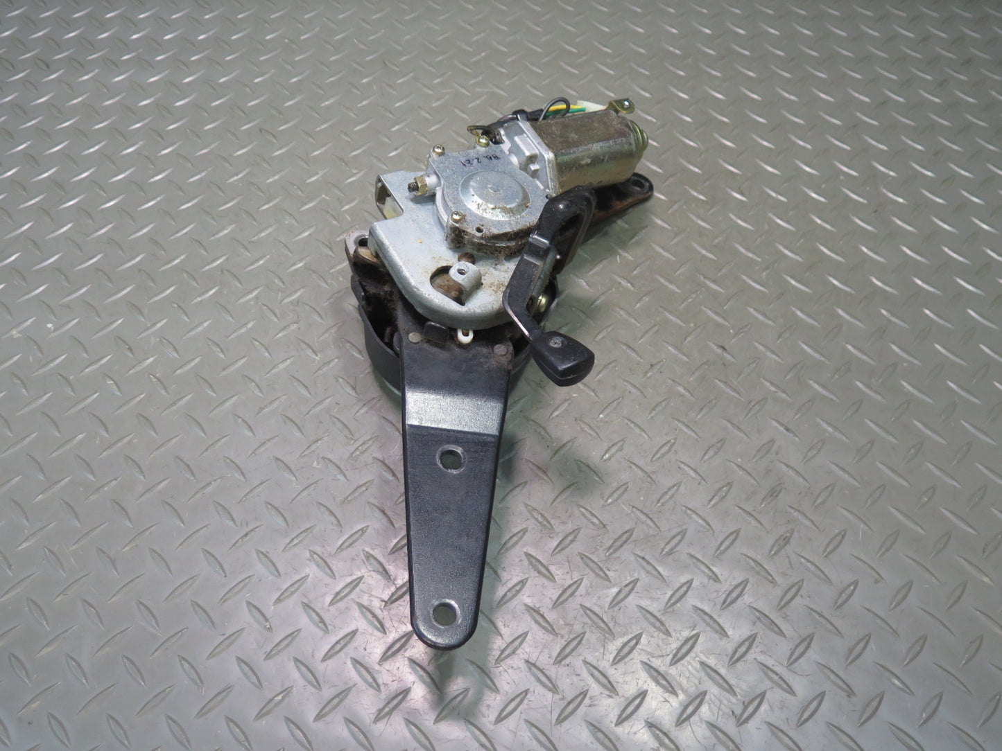 86-89 Nissan Z31 300ZX 2+0 Front Left Seat Adjust Control Motor w Trim OEM