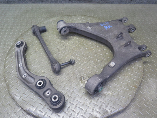 2006-2012 Bentley Continental Flying Spur Rear Right Lower Upper Control Arm Set