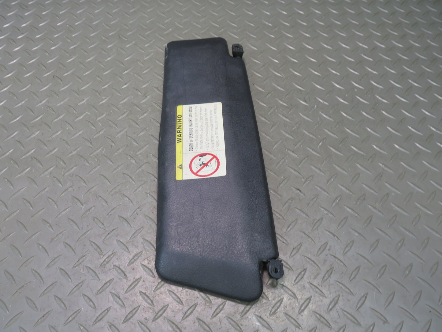 96-99 BMW E36 328ic Convertible Set of 2 Front Left & Right Sun Visor Black OEM