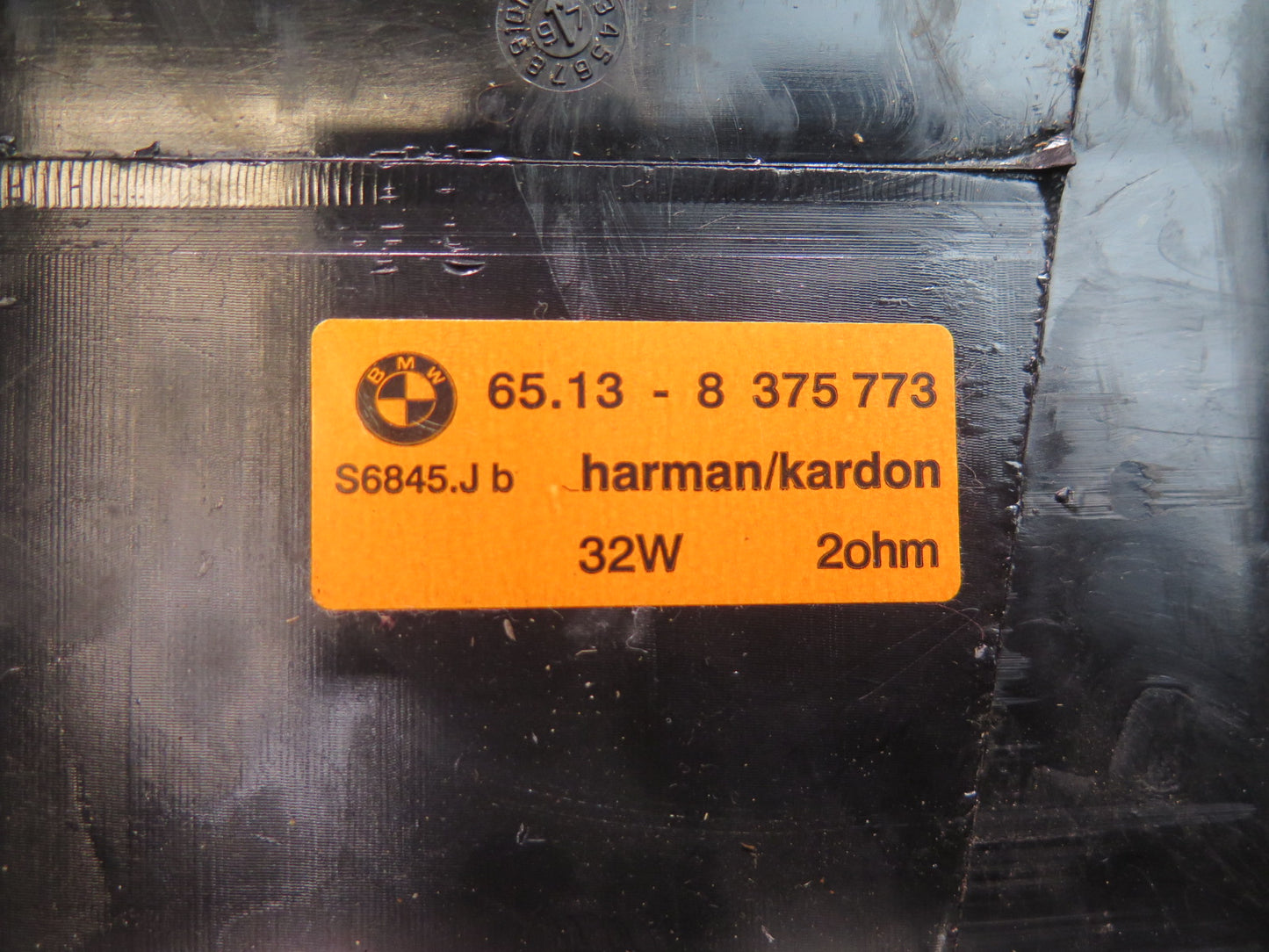 98-99 BMW E36 328CI Convert Rear TOP Hi-fi Harman Kardon Subwoofer Speaker OEM