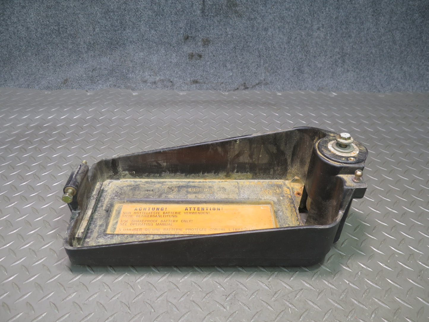 94-99 BMW E36 328iC Convertible Battery Tray Vibration Absorber Bracket OEM