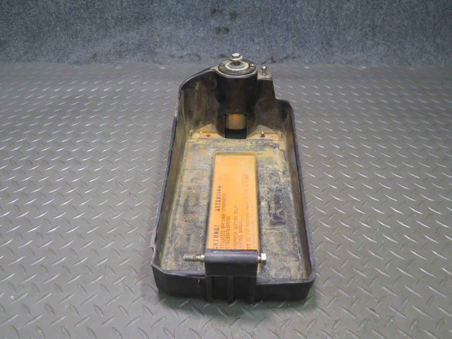 94-99 BMW E36 328iC Convertible Battery Tray Vibration Absorber Bracket OEM