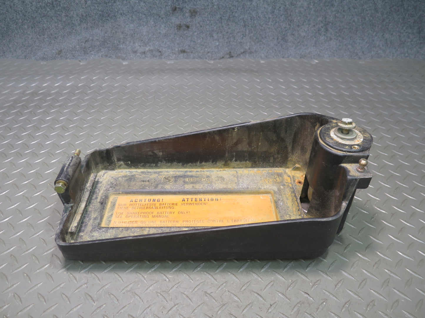 94-99 BMW E36 328iC Convertible Battery Tray Vibration Absorber Bracket OEM