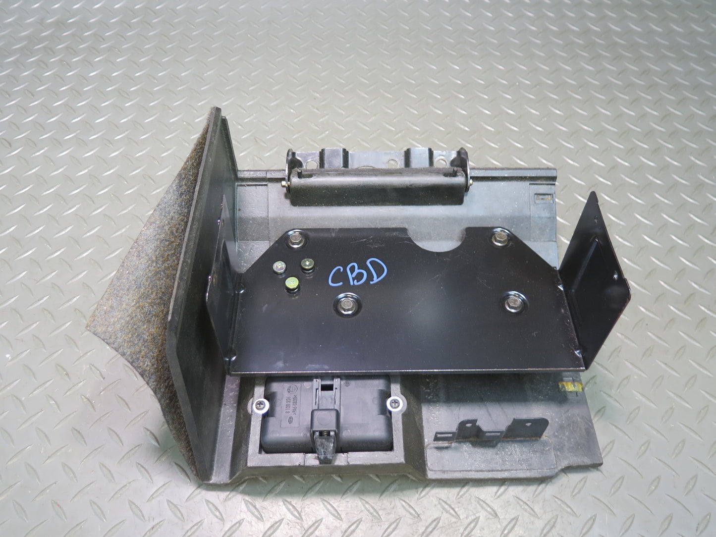 96-99 BMW E36 328ic Convertible Rear Trunk CD Changer Holder w Handle Gray OEM