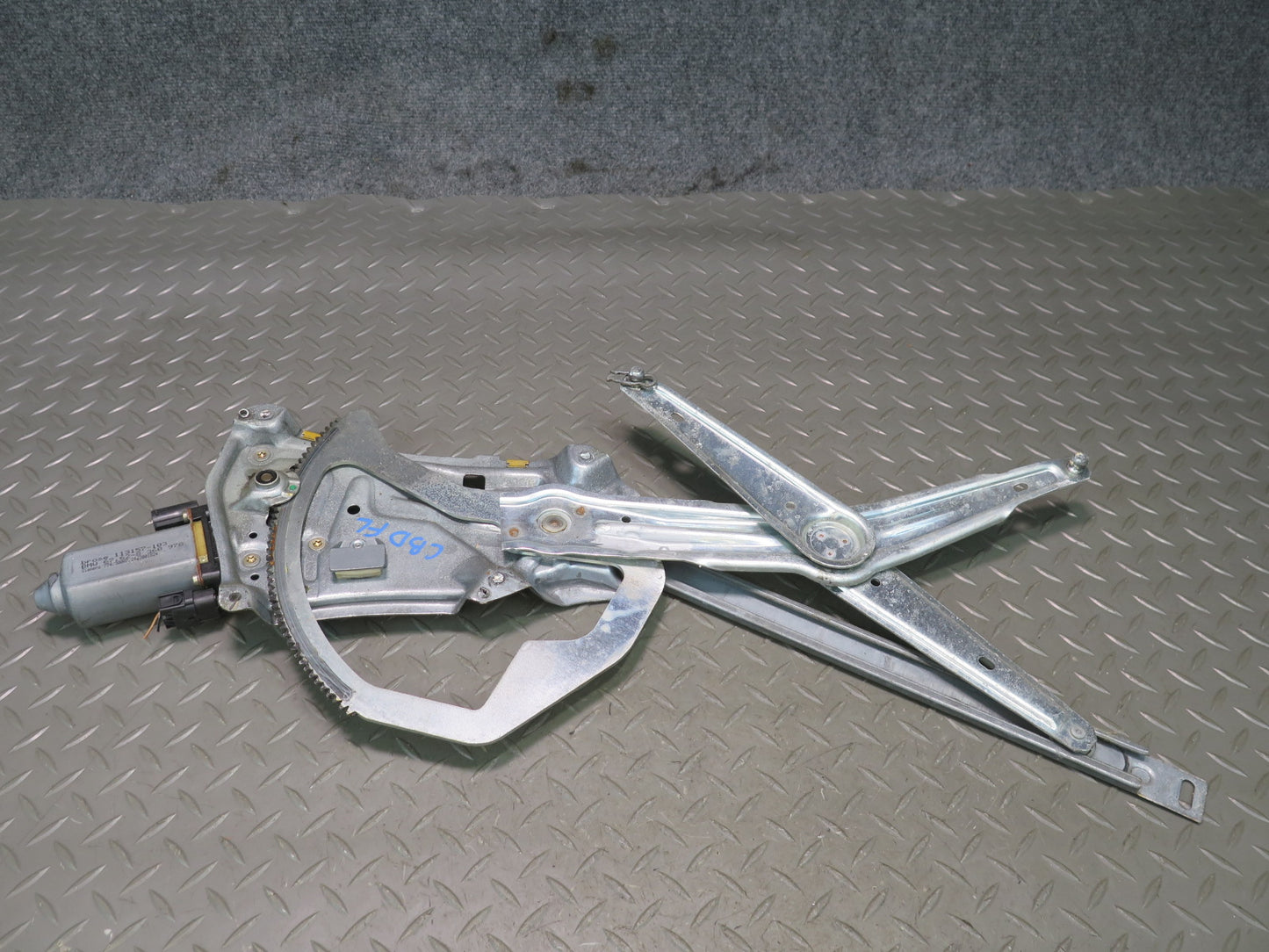 94-99 BMW E36 328IC Convertible Coupe Left Door Window Regulator w Motor OEM