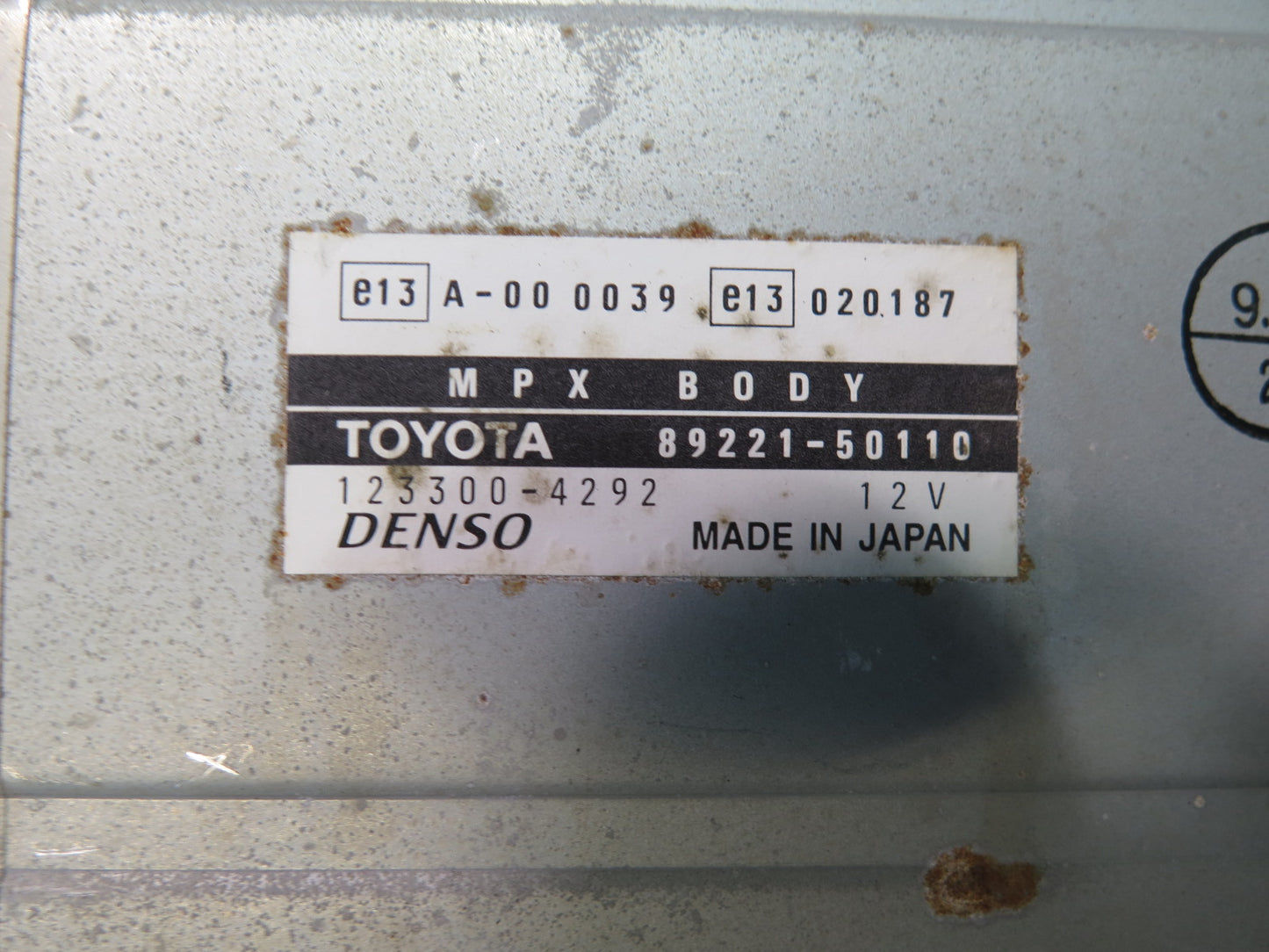 99-00 Lexus UCF20L LS400 MPX Multiplex Body Control Module Unit 89221-50110 OEM