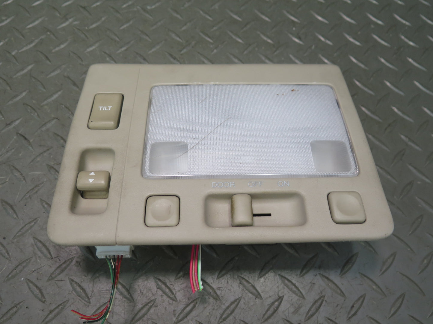98-00 UCF20L LS400 Set of 5 Front & Rear Overhead Dome Light Lamp Ivory OEM